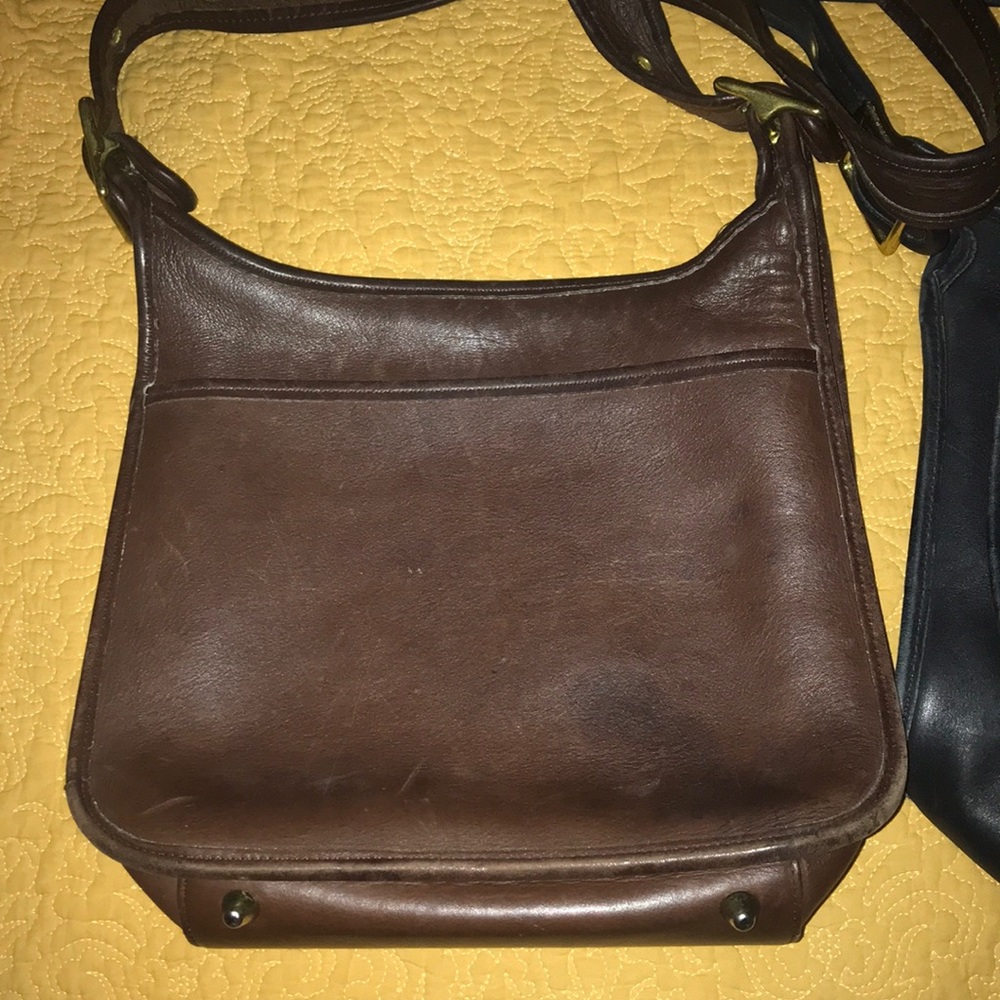 2 Coach Purses 1 black 1 brown